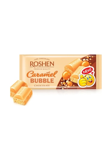 Roshen Karamel Bubble Çikolata 85 G