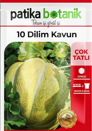 120 Adet Yerli Ata 10 Dilim Çorum Kavun Tohumu