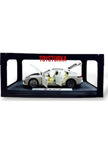 1:24 Metal Model Koleksiyon Araba Porsche Beyaz 21 Cm Cz127b