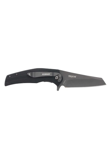 Schrade Usa Torsıon Folder Katlanır Aus-8 Kamp Çakı 1182622 Siyah
