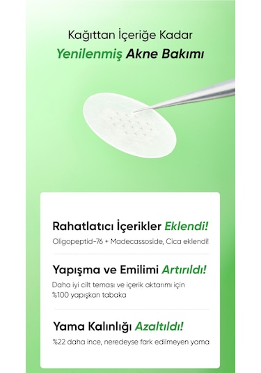 Yağ Bezesi Ve Akneler İçin Mikro İğneli Bant Trouble Care Microcone Patch 24 Lü