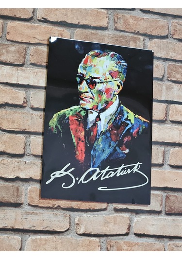 Atatürk Karizmatik Metal Poster
