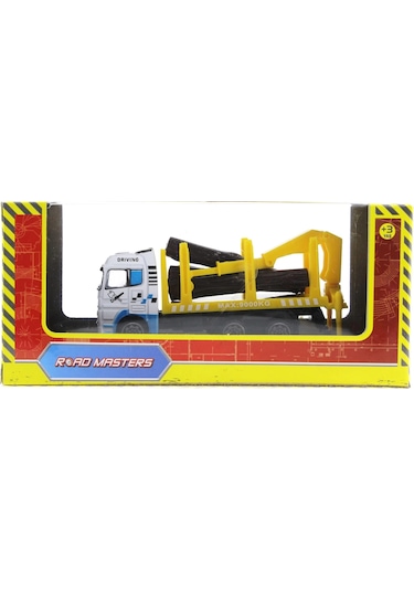 Die Cast Mini Sarı Kütük Kamyonu Çok Renkli