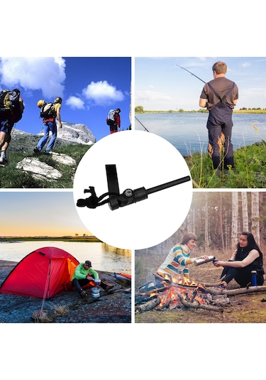 Yifomall Metal Ve Abs Malzeme, Pusula İle Islık, 6.6cm Çakmak Taşı, 46g Ağırlık, Yangın Başlatıcı Aleti Siyah