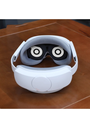 Pıco 4 Hifylux Pc-zf23 Baykuş Lens Koruyucu Toz Çizilmeye Vr Gözlük Silikon Kılıf Beyaz