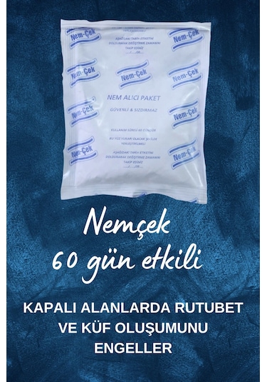 Nemçek Nem Alıcı Tutucu Rutubet Giderici Önleyici Korozyon Önleyici Koku Giderici 250 GR X (2 Paket)
