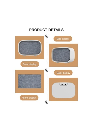 Tongxida Beyaz Gürültü Uyku Cihazı Akıllı Gece Lambası - Uyku Yardımcısı Beyaz Beyaz