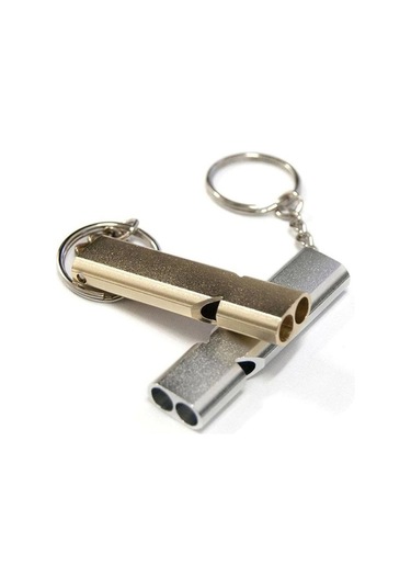 Sos Acil İmdat Düdüğü Alüminyum Islık Anahtarlık Kamp Yürüyüş Aksesuar Araçları