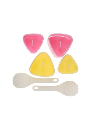 Sarı Suşi Kalıbı Onigiri Pirinç Topu Gıda Basın Üçgen Suşi Yapımcısı Kalıp Suşi Seti Sarı Sarı Suşi Kalıbı Onigiri Pirinç Topu Gıda Basın Üçgen Suşi Yapımcısı Kalıp Suşi Seti Sarı