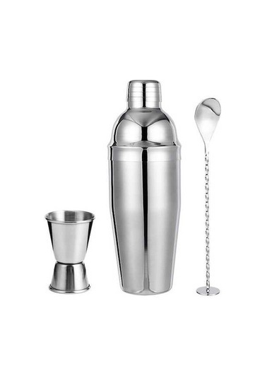 Wondernest Seti, Paslanmaz Çelik Barmen Bar Aleti 3'lü Lichen Kokteyl Takımı