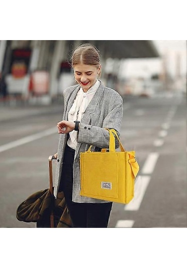 Kadınlar İçin Kadife Tote Çantalar, Şık El Çantası, Büyük Omuz Çantası, Omuz Askılı Seyahat Çantası Diğer