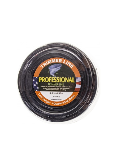 Veta Profesyonel Tırpan Misinası 4 Mm Tırtıklı 32 Mt