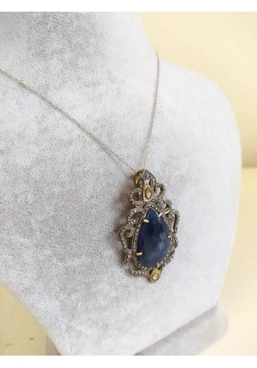 Safir Elmas Kolye 287