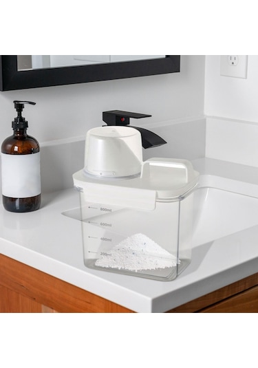 Suntek Çamaşır Tozu Konteynerleri Tuvalet Için Berrak 1100ml 1100ml Diğer