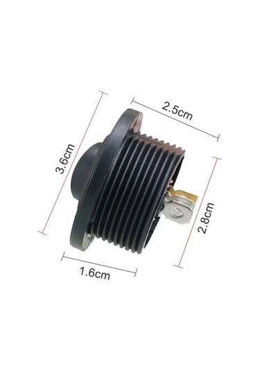 Rsimente 12v 20a Kapalı Devre Anahtar Su Geçirmez Yuvarlak Düğme 229588179