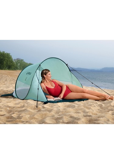 Bestway 2 Kişilik Kolay Kurulumlu Plaj Çadırı 68107 Gölgelik Yeşil