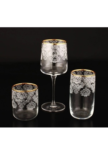 Sofra Takımı Tk.ebtr Helena Altın Dekor 112-805-229 18 Parça 6 Kişilik Altın