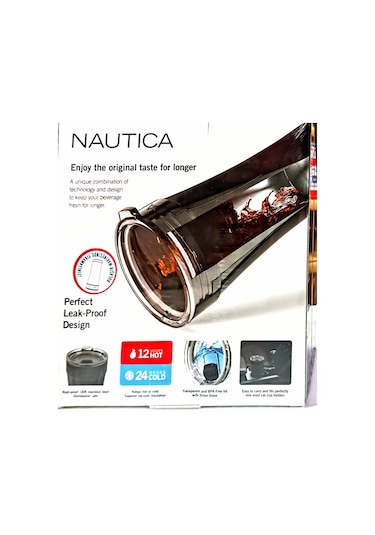 Nautica Urban Tumbler Termos Siyah 591 ML Siyah