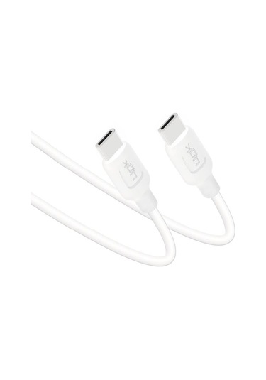 Linktech K451 Strong 60W Type-C - Type-C Data/Şarj Kablosu 1mt Beyaz