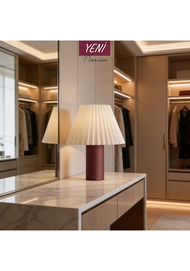 Sugı Masa Lambası: Modern Heykelin Işıkla Buluşması Bordo