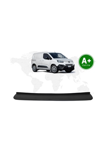 Fiat Doblo Panelvan Arka Tampon Eşiği Mat Siyah 2024 Model Ve Sonrası