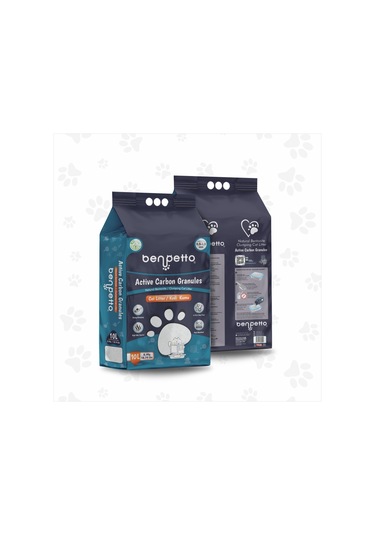 Benpetto AA250 Aktif Karbonlu Granüllü Kedi Kumu 2 x 10 L