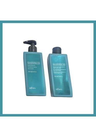Kaaral Manniskan 3 in1 Şampuan + Saç Kremi 2 x 250 ML