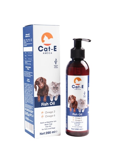 Amica Cat-e Balık Yağı Fish Oil Kedi ve Köpekler İçin