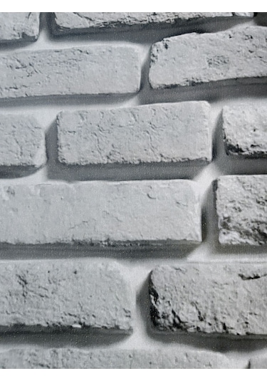 3 Boyutlu Taş Desenli Simli Silinebilir Duvar Kağıdı 16 M² Diğer