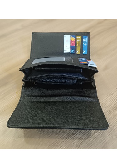 Bayan Cüzdan Kartlık Siyah