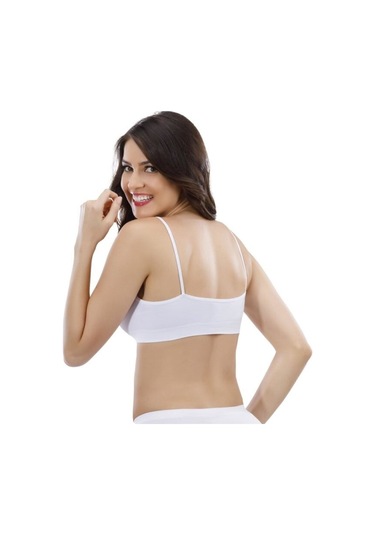 Kadın Ten Rengi Ip Askılı Seamless Dikişsiz Büstiyer 15002 Ten