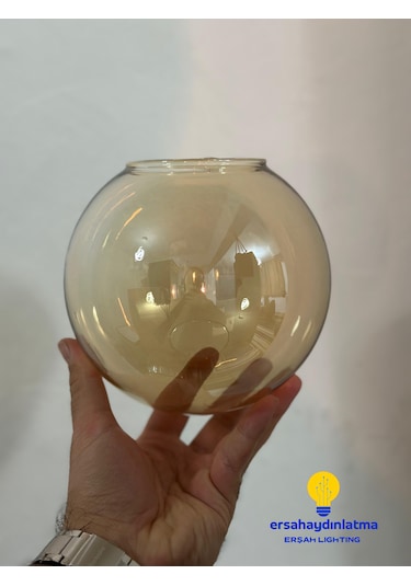 Glob Avize Camı Bal Renk 15 Lik