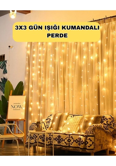 Sptmgldı Zaman Ayarlı 8 Modlu Günışığı Perde Led Işık Usb Çalışma