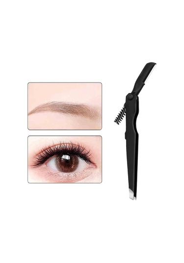 Dolıty Kaş Cımbızı Paslanmaz Alet 4mm Düz Uçlu Cımbız Siyah