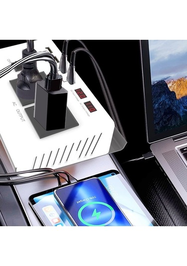 Dancemonkey 300w Araba Inverteri, Dc 12v'den Ac 220v Dönüştürücü, Otomobil Güç Sistemi