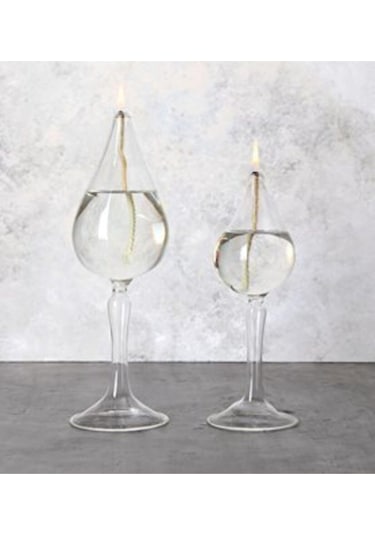 Kandillo Şeffaf Kandil Yağı İç Mekan 1 Lt + 50cm Fitil