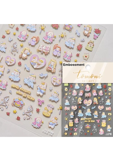 Pembe Saydam Şeftali Jöle Doku 5d Yumuşak Kabartmalı Kabartmalar Kendinden Yapışkanlı Nail Art Etiketler Sevimli Meyve 3d Manikür Çıkartmaları Gri Beyaz