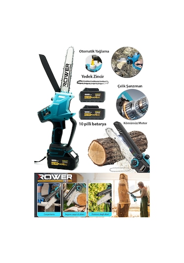 Rowermax Alman 99880vfx 6000 Mah Dijital Gösterge Otomatik Yağlam