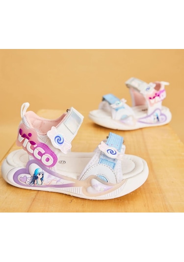 Vicco Arial Ortopedik Çocuk Sandalet Beyaz