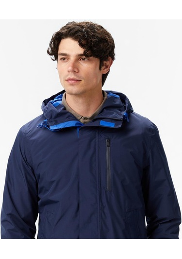 Erkek Lacivert Regular Fit Rain Breaker Yağmurluk-11478 4nv-lacivert