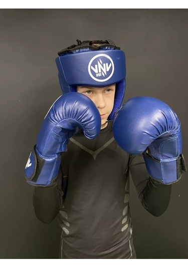 Vnv Sport Açık Boks Başlığı Çocuklar Ve Yetişkinler İçin 151236843 Mavi