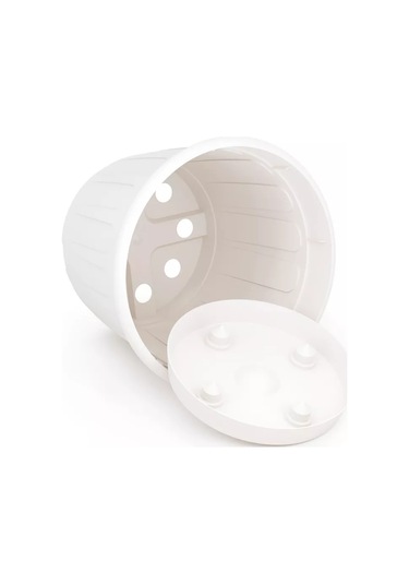 Saburg Çiçek Saksıları Seti, 6 Adet 1,6 Litrelik Saksı Altlığı İle 169064230