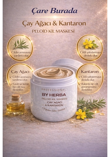 By Herba Çay Ağacı & Kantaron Özlü Kil Maskesi 400 Ml
