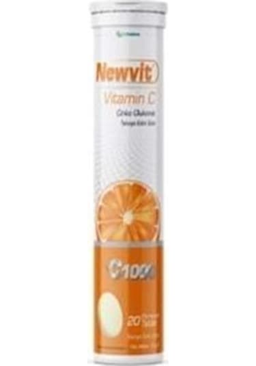 Newvit Vitamin C Efervesan 20 Tablet X2 Adet