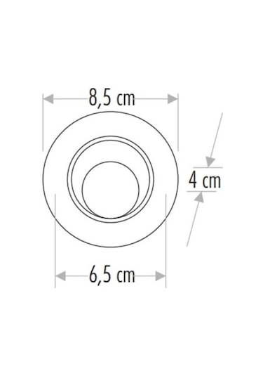 Cata 8w Safir Led Spot Günışığı Cat Ct-5256g Beyaz