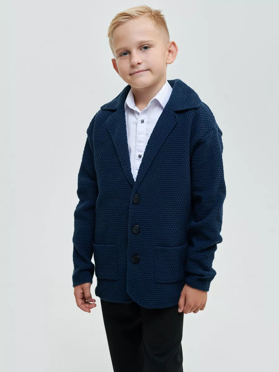 Akru Düğmeli Okul Hırkası 241793124 Mavi