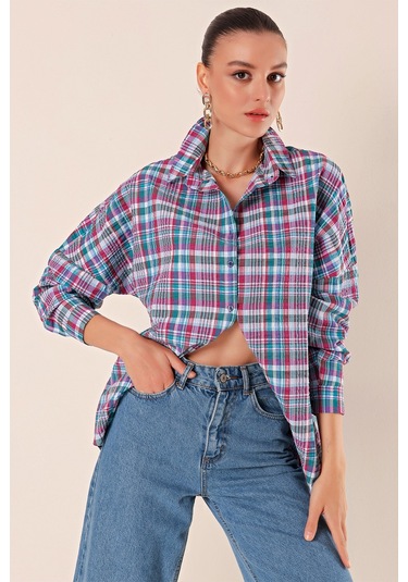 Bigdart 3900 Oversize Uzun Basic Gömlek - A. Kiremit 001