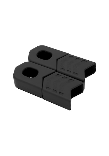 Geeroyoo Bisiklet Krank Koruyucu Kılıfı - Yiyecek Grubu Silikon, Evrensel Dağ Bisikleti Uyumlu, Çizik Ve Değişikliğe Dayanıklı, 4 Adet Kutuda Siyah Siyah