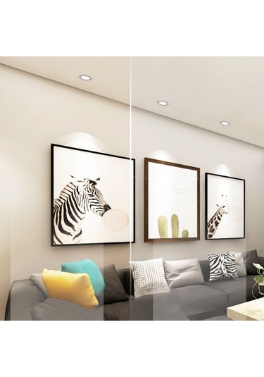 Ximistore9 Gömülü Led Derin Gölgeli Spot Işığı - 6w 4000k 75mm Açık, 45 Ayarlanabilir Açı, Göz Koruyucu Yumuşak Işık Sıcak Beyaz