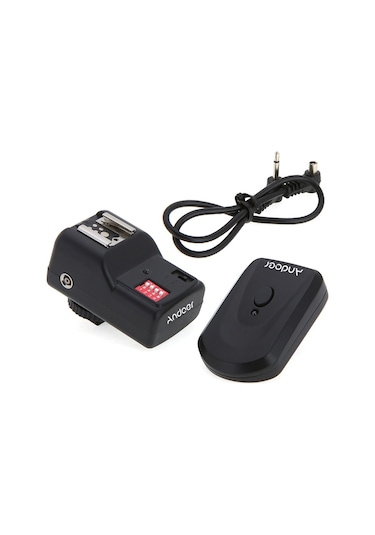 Yaozixa Andoer Evrensel 16 Kanal 433mhz Radyo Kumanda Flaş Tetikleyici, 30m Uzaklık, Siyah, Stüdyo Ve Dış Mekan Flaşları İçin